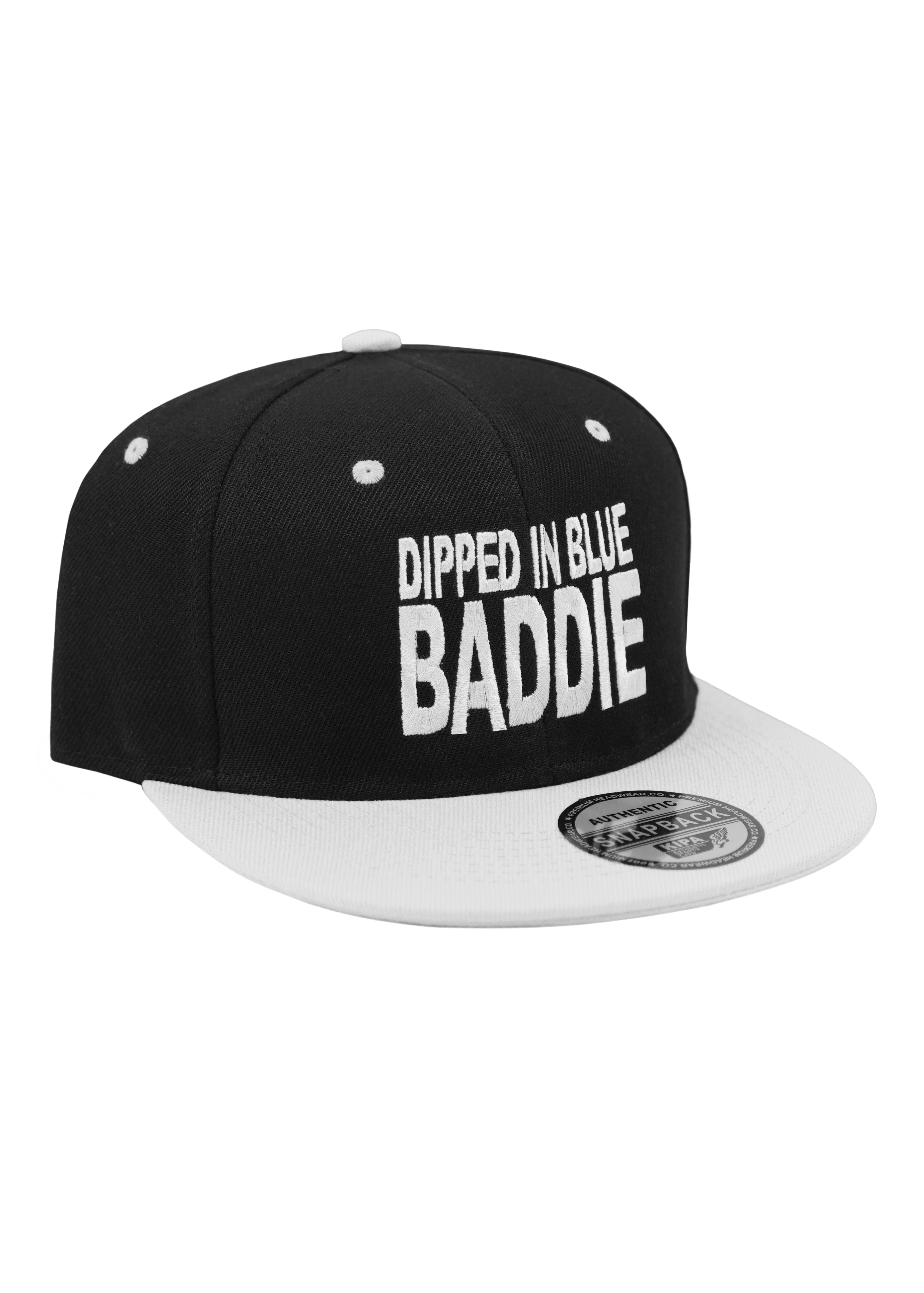 black and white baddie hat