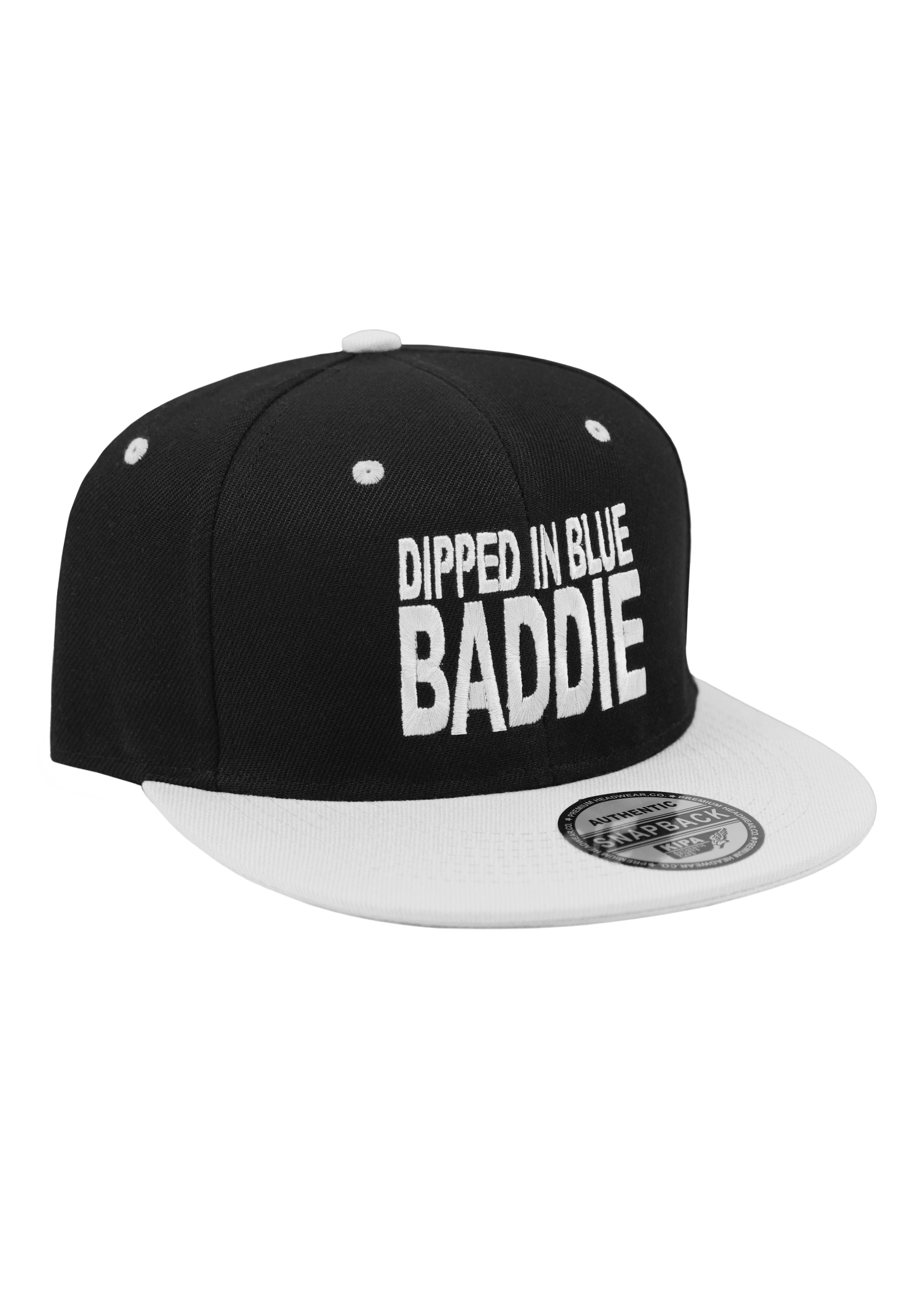 black and white baddie hat