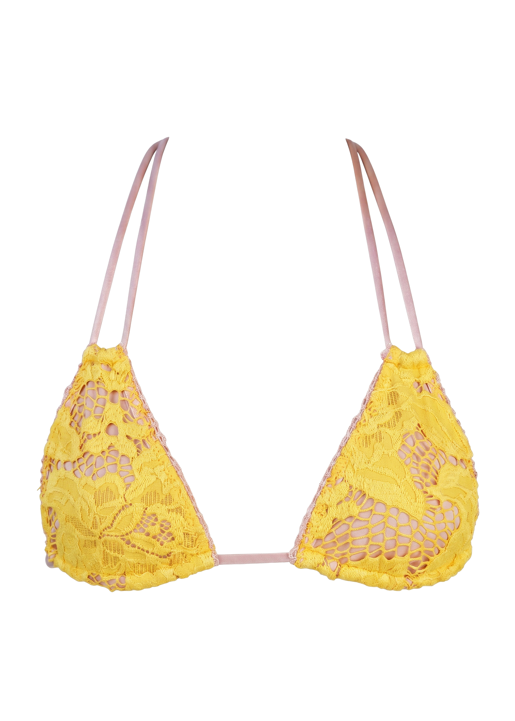 Cleo Pink Mango Lace Top